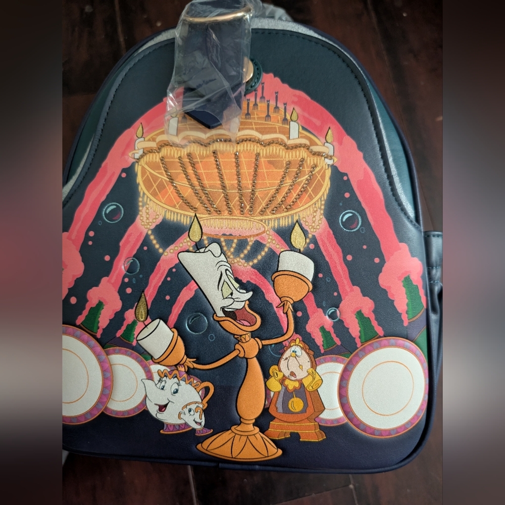 Disney Princess Beauty and the Beast Lumiere Be Our Guest Mini Backpack